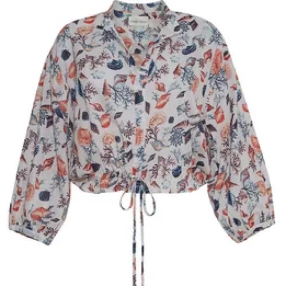 Cara Cara Perrin Top Seashells Ivory M